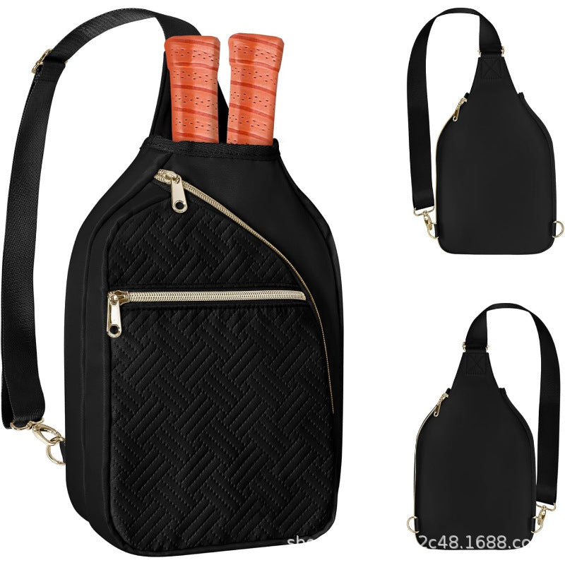 Sporty shoulder bag for tennis rackets with practical compartments Stornfield