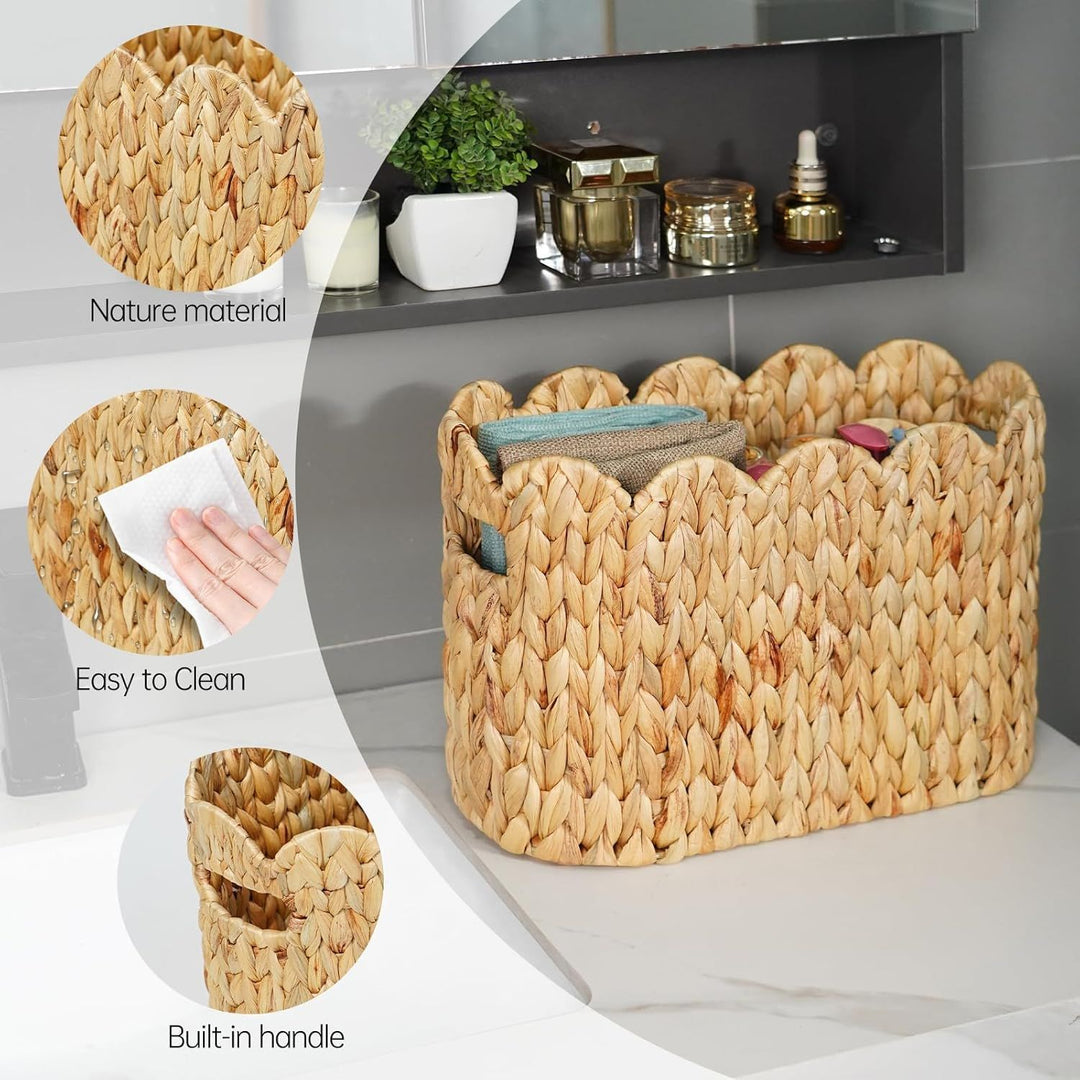 Handwoven Natural Decorative Storage Basket Stornfield