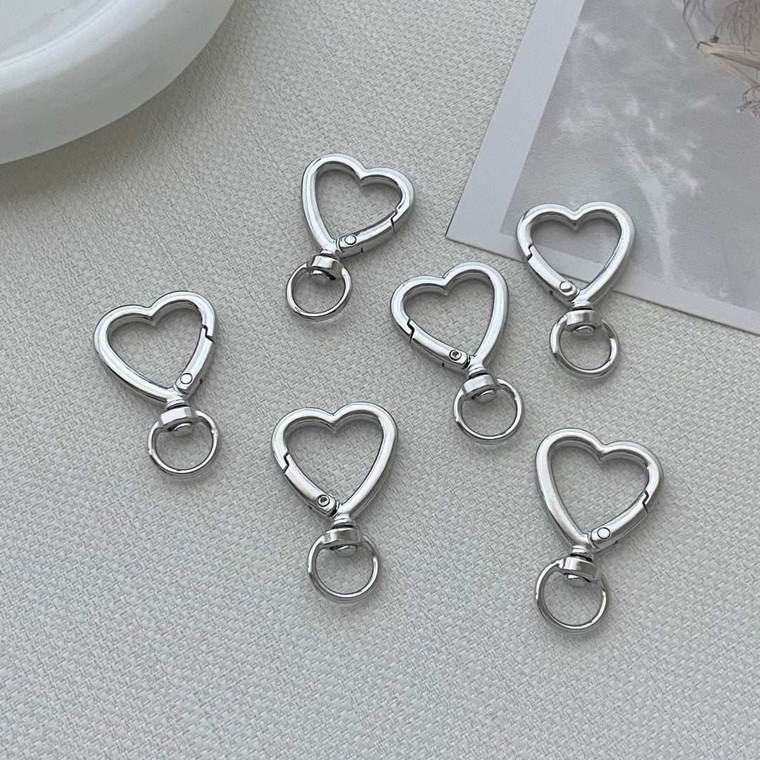 Heart-Shaped Clip Hook Keychain Stornfield