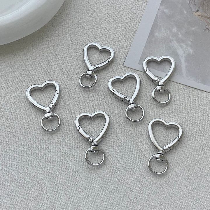 Heart-Shaped Clip Hook Keychain Stornfield