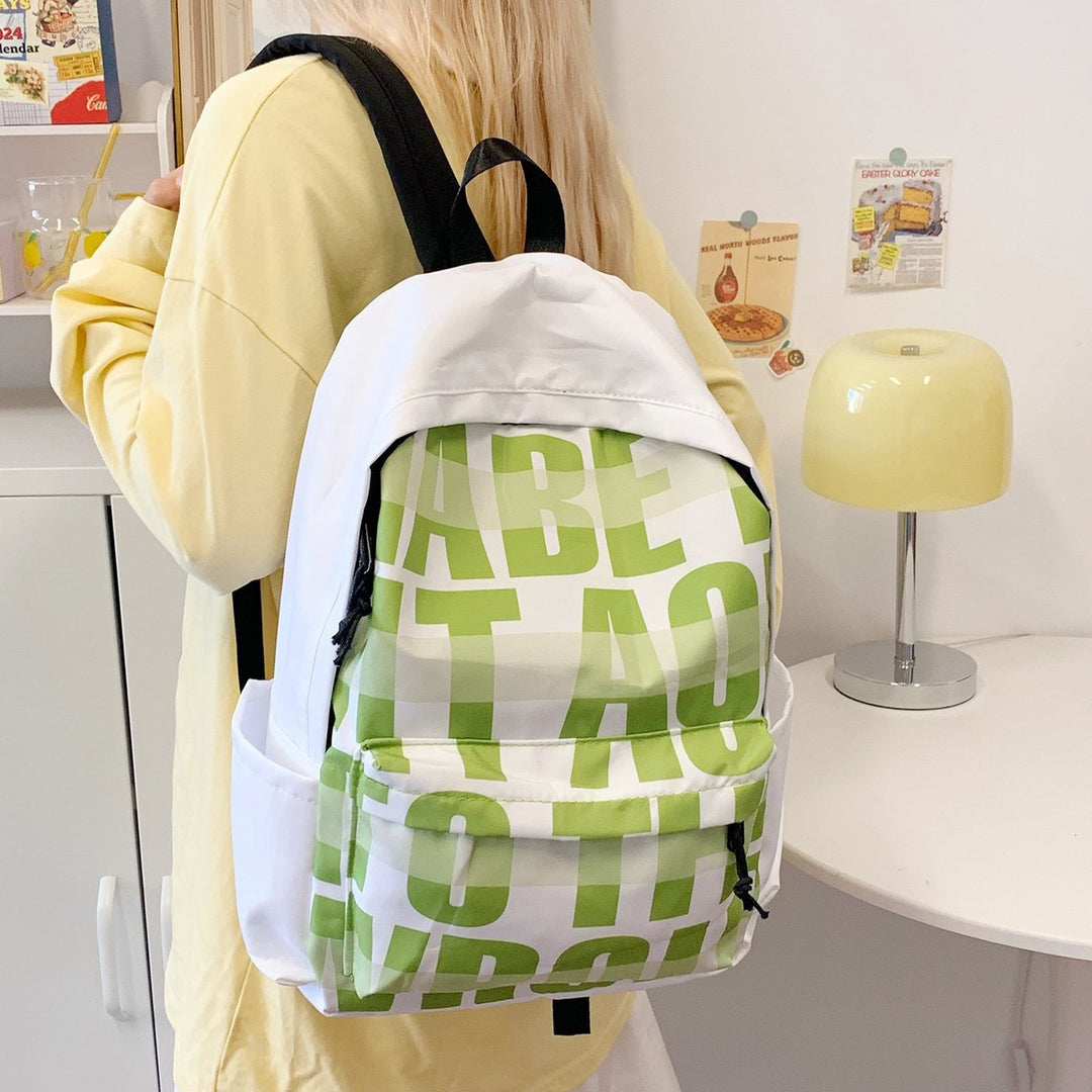Leisure backpack with eye-catching graphic design and practical compartments Stornfield