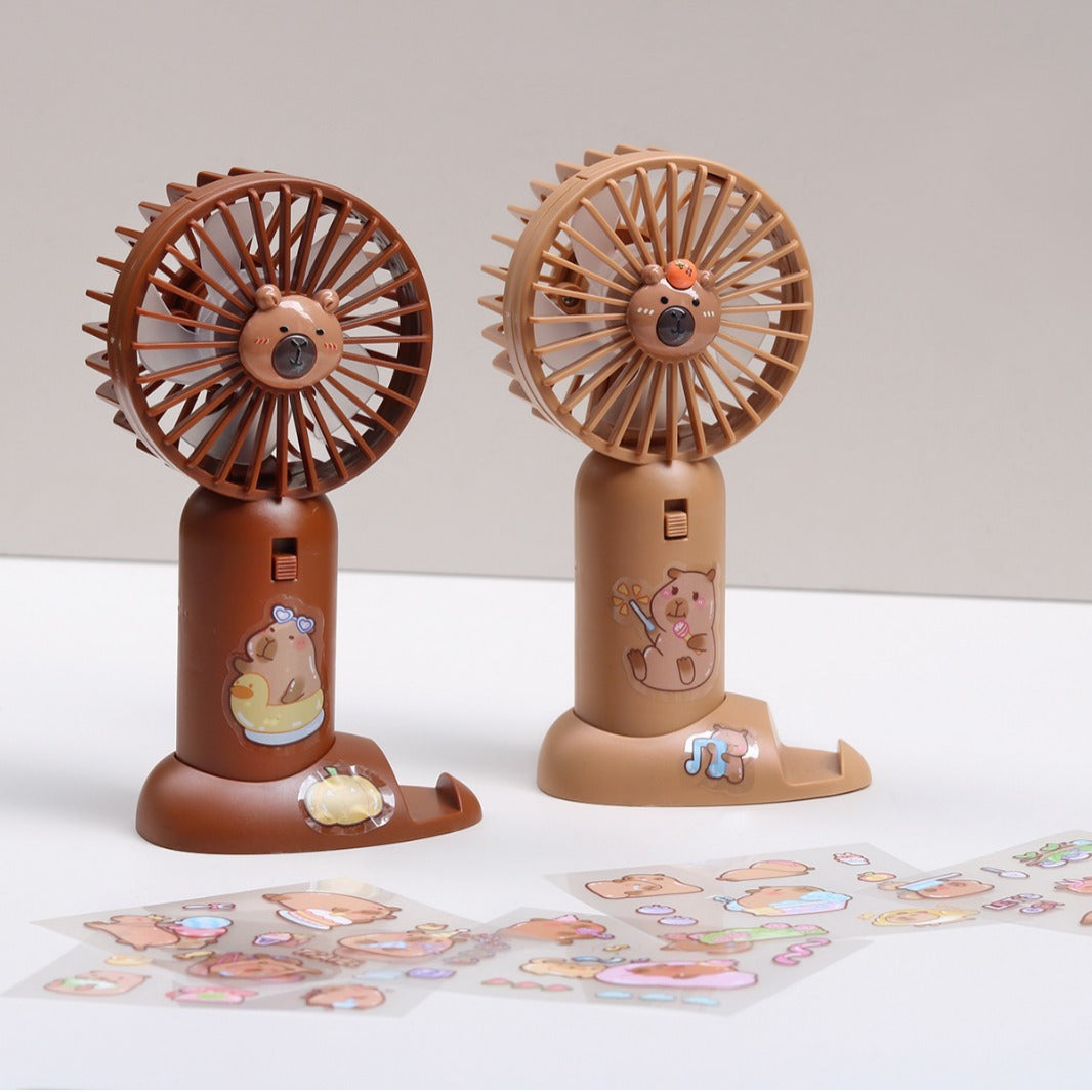 Unisex Portable Mini Fan in Cute Bear Design Stornfield