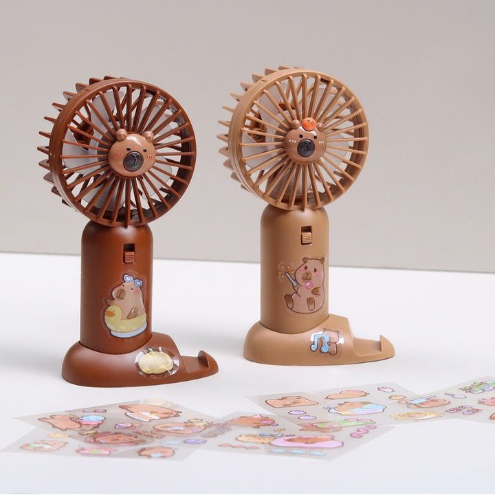 Unisex Portable Mini Fan in Cute Bear Design Stornfield