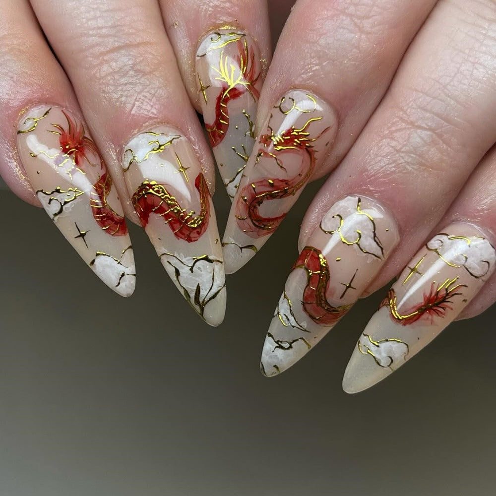 Dragon Design Art Nails Stornfield