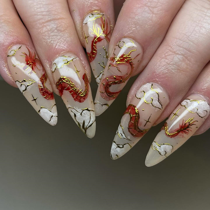 Dragon Design Art Nails Stornfield
