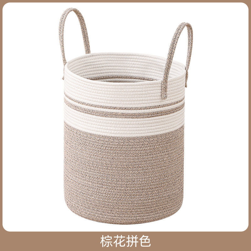 Women's decorative storage basket with two practical handles Stornfield