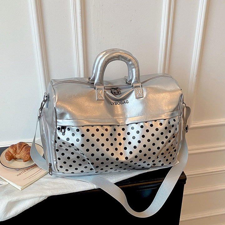 Stylish Polka Dot Travel Duffel Bag Stornfield