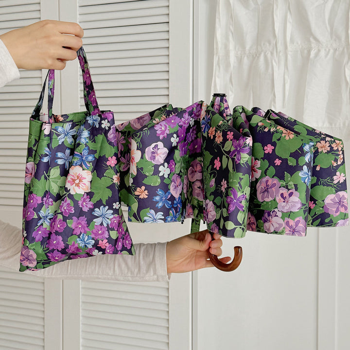 Women's multifunctional shoulder bag with floral design Stornfield
