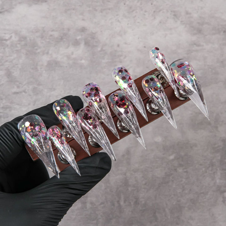Glamorous Stiletto Press-On Nail Tips Set