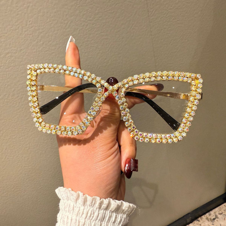 Women's extravagant sunglasses with sparkling crystal frame Stornfield