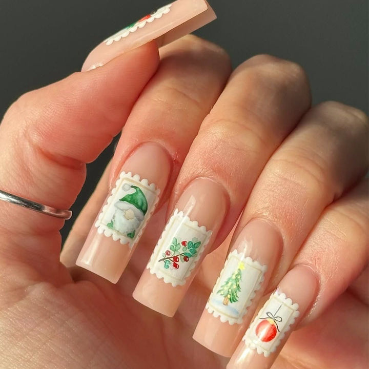 Festive Illustration Nail Art Design Stornfield