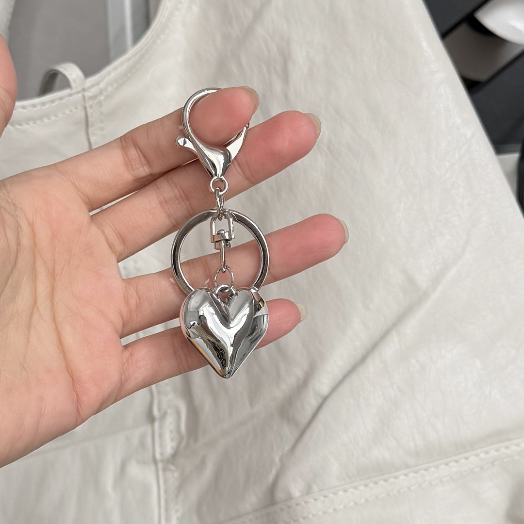Heart-Shaped Metal Keychain Stornfield