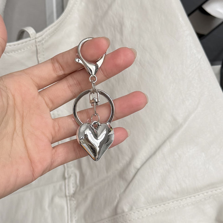 Heart-Shaped Metal Keychain Stornfield