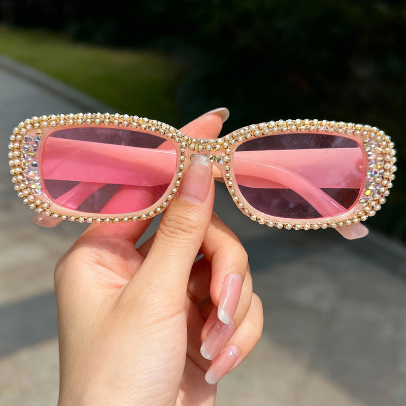 Rhinestone-Embellished Fashion Sunglasses Stornfield
