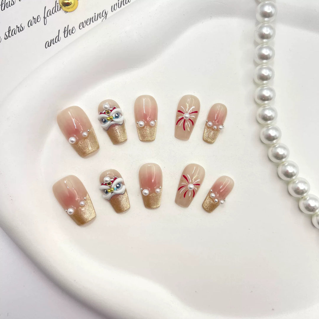 Decorative Press-On Nail Art Kit