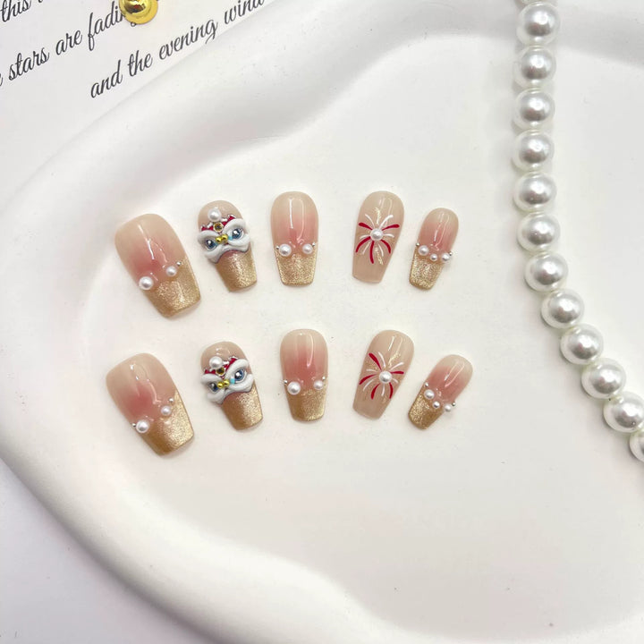 Decorative Press-On Nail Art Kit
