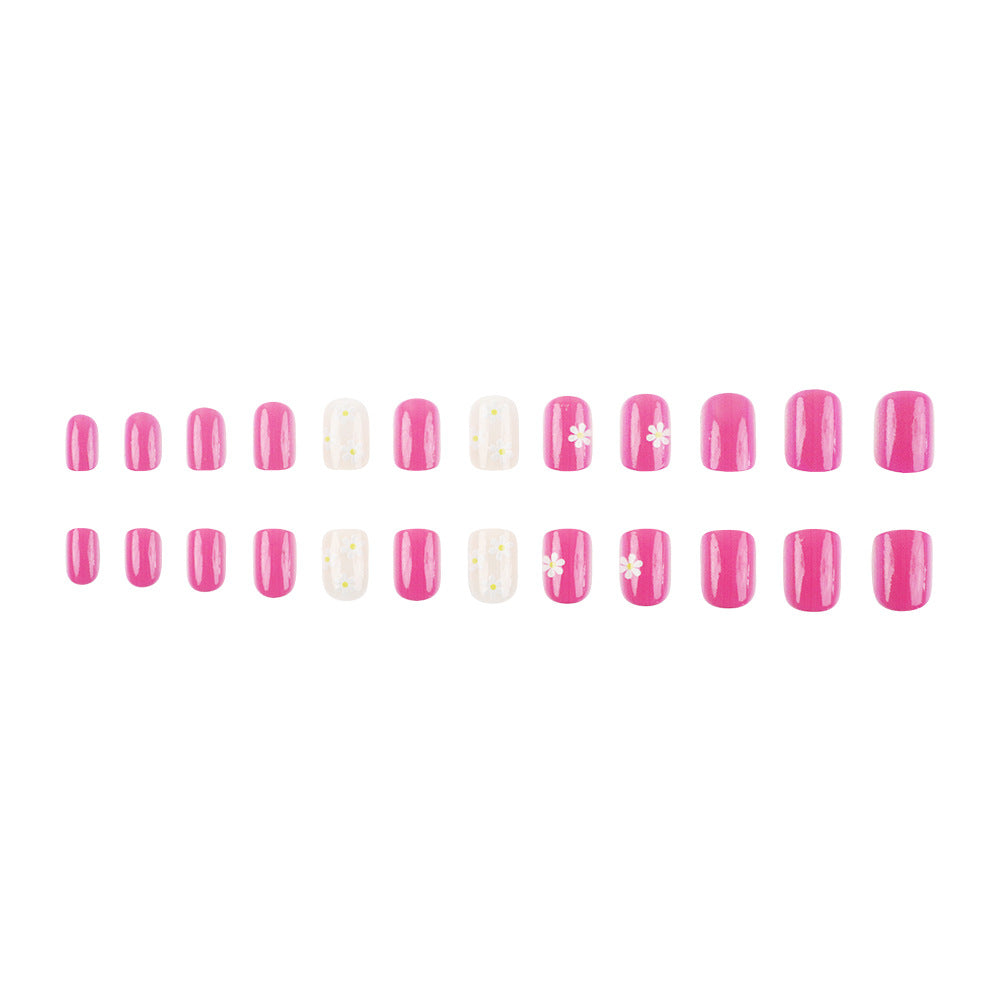 Floral Embellished Gel Nail Art Set Stornfield
