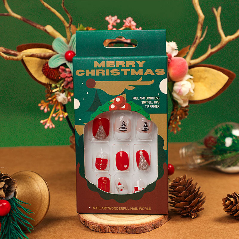 Festive nail art with Christmas motifs Stornfield
