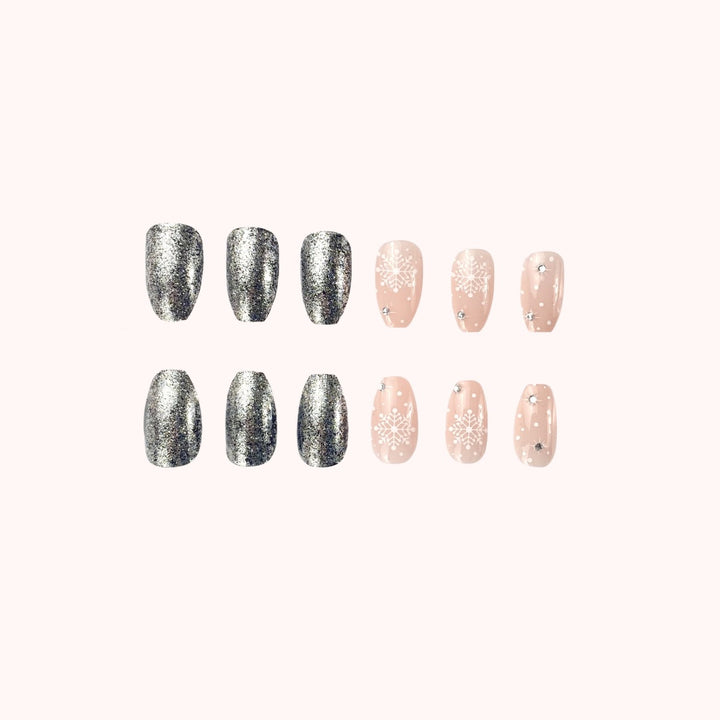 Festive Snowflake Nail Art Design Stornfield