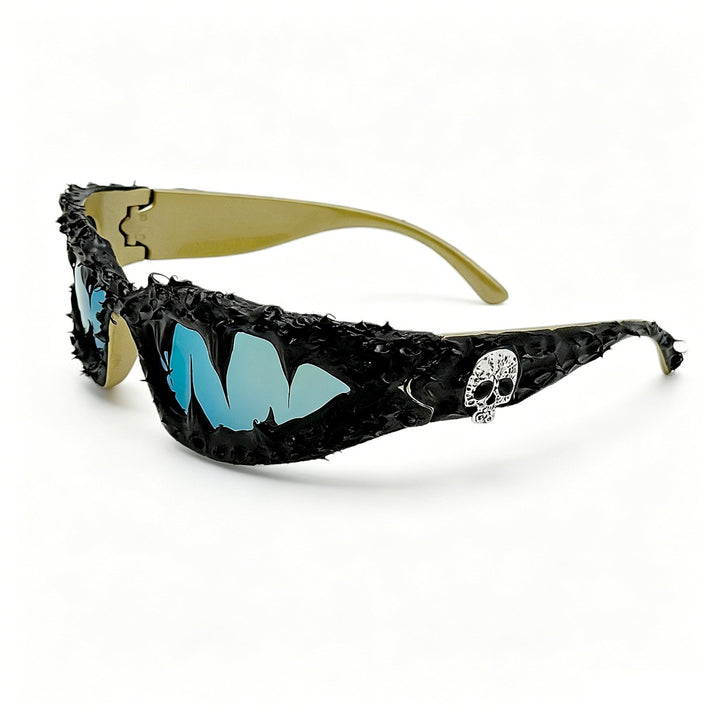 Ladies creative fashion sunglasses with unique spikes and skull design Stornfield