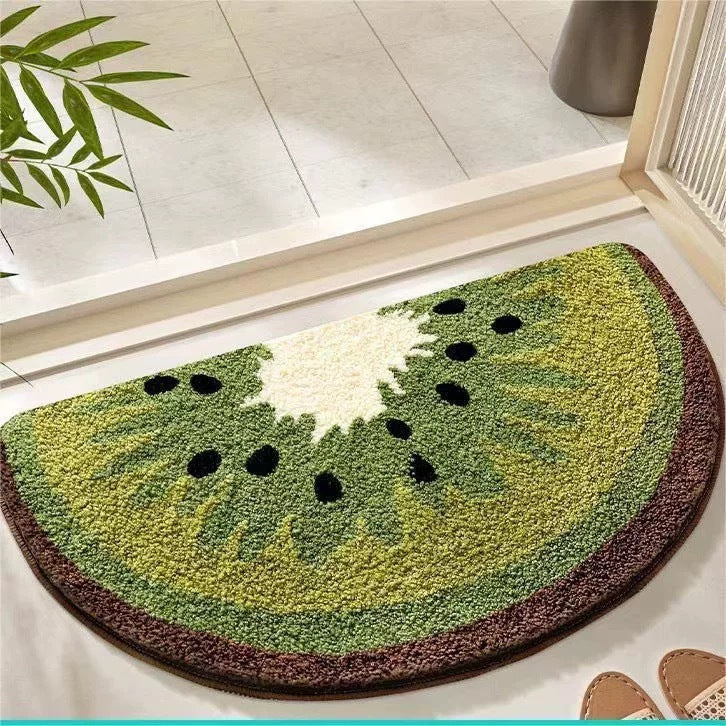 Artistic Welcome Floor Mat for Home Entryway
