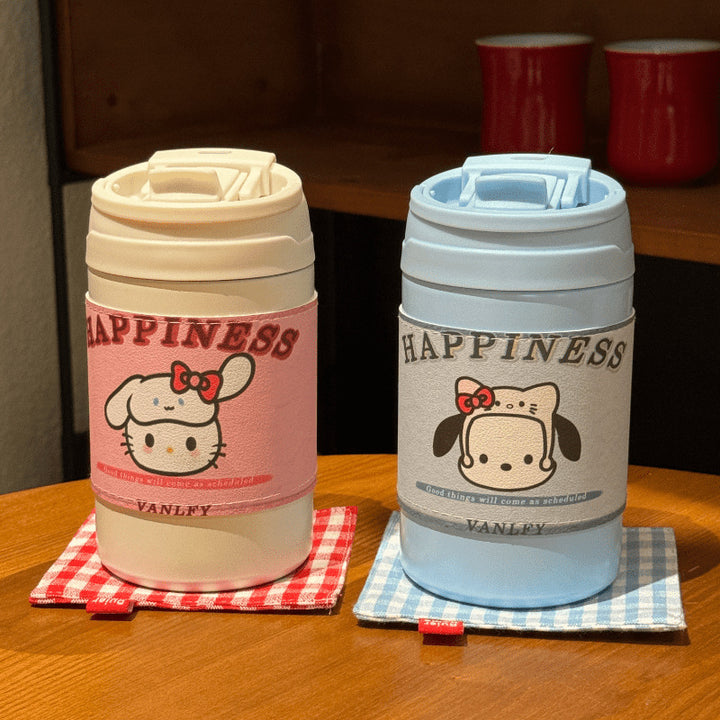 Women's Insulated Drinking Cup with Playful Animal Design Stornfield