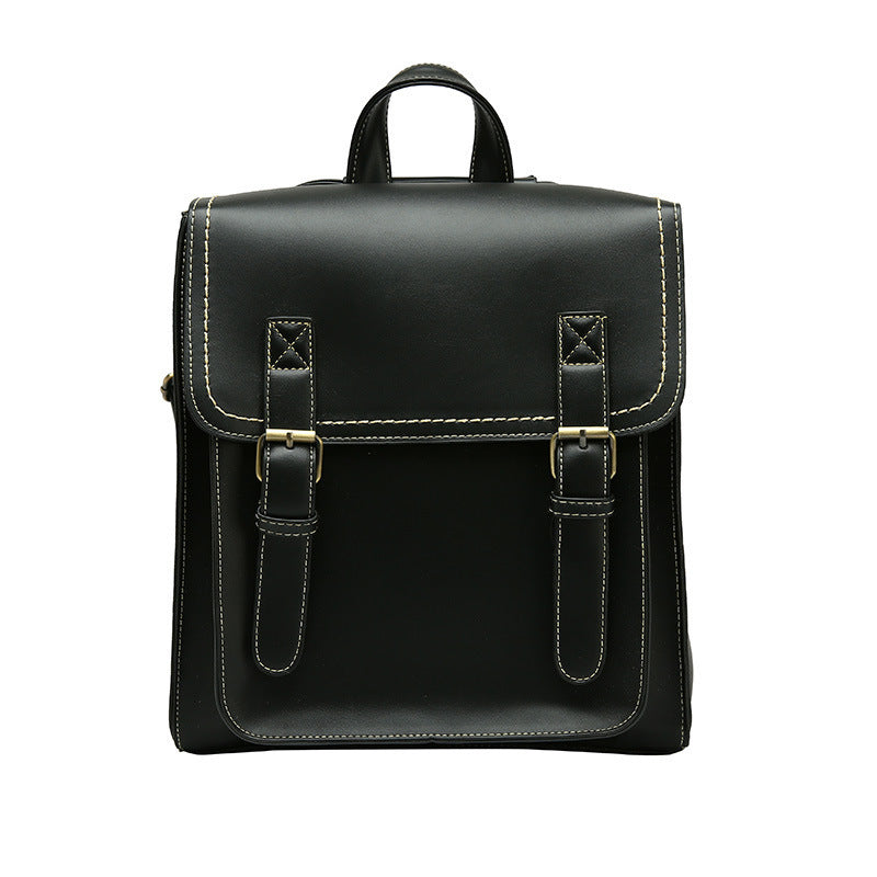 Structured Leather Backpack