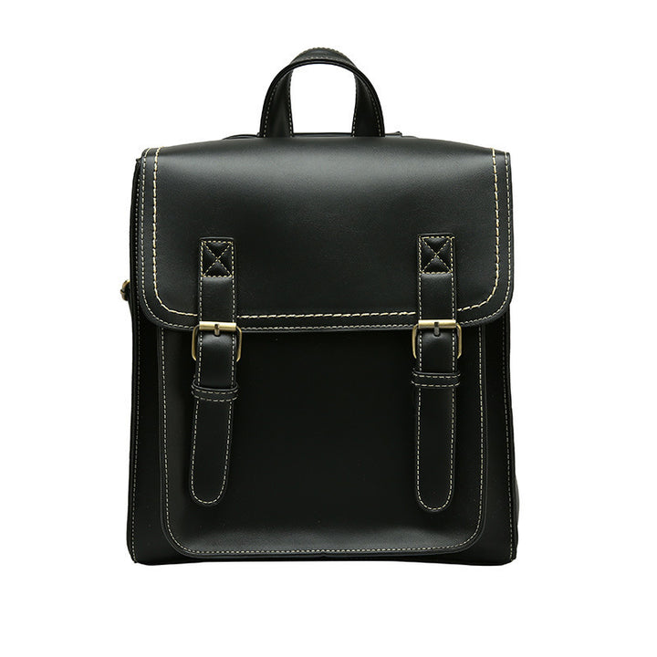 Structured Leather Backpack
