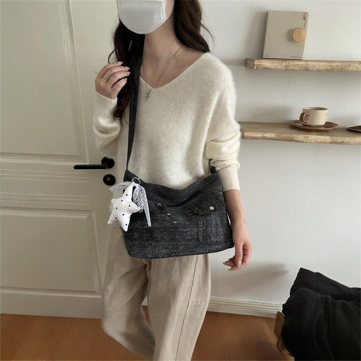 Casual Fabric Shoulder Bag