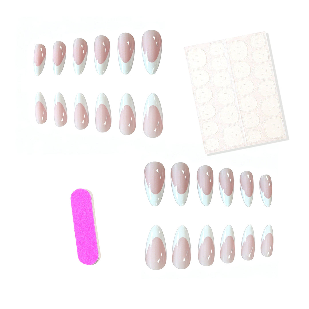 Elegant French Tip Acrylic Nail Enhancements Stornfield 1789915431