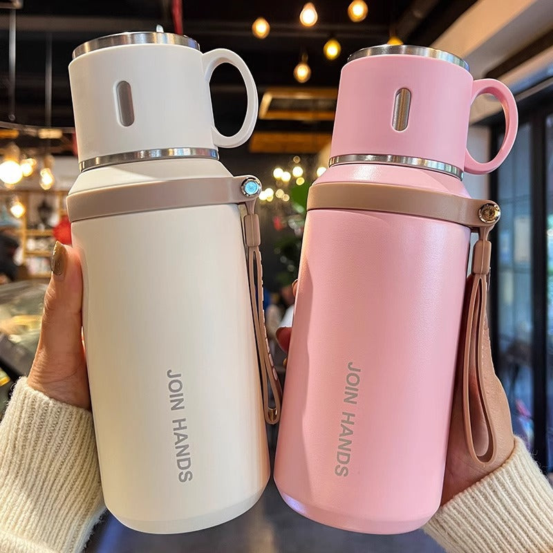 Women's Insulated Drinking Bottle with Ergonomic Grip and Leak-proof Lid System Stornfield