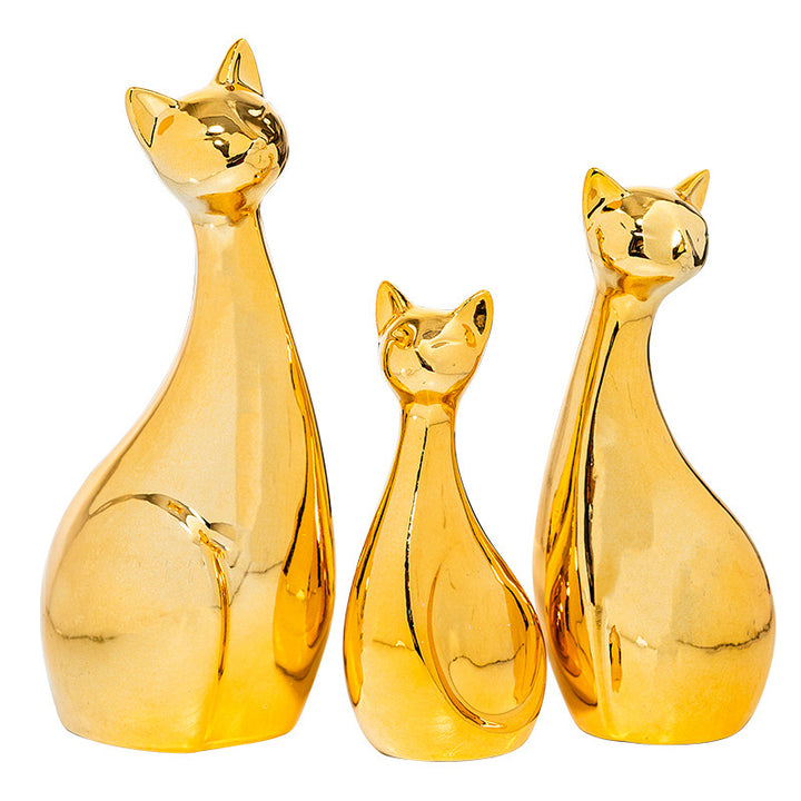 Decorative Ceramic Cat Stornfield