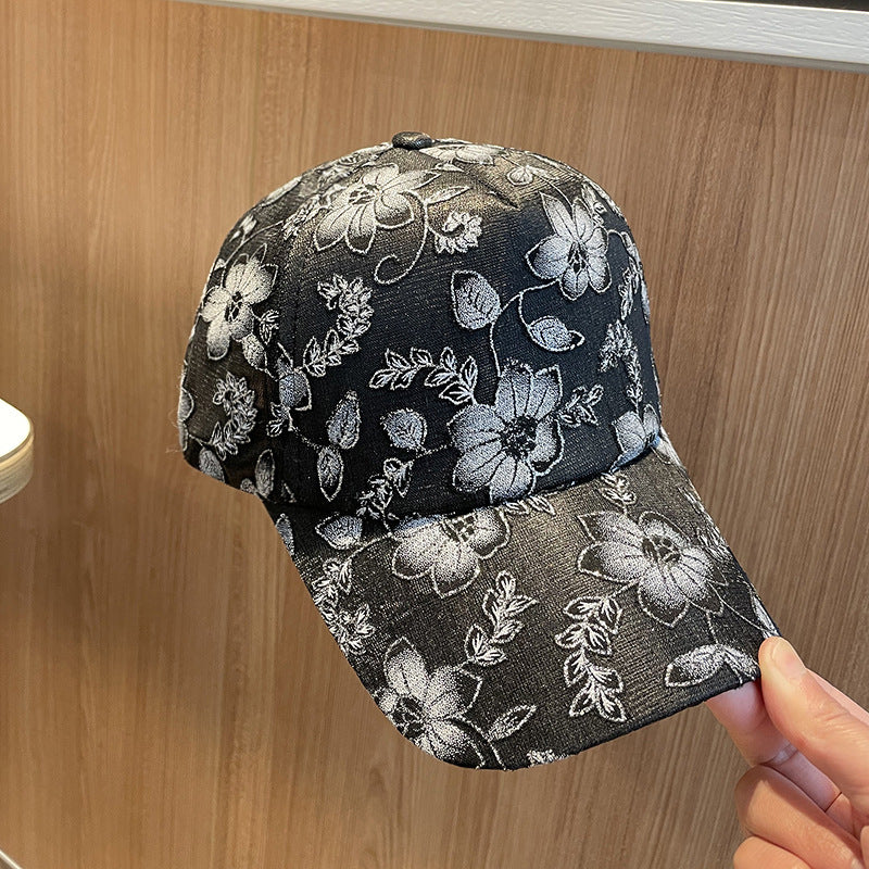 Women's Floral Embroidered Baseball Cap Stornfield
