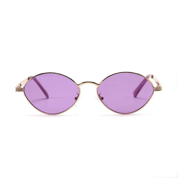 Women's fashionable round sunglasses with luxurious accents Stornfield