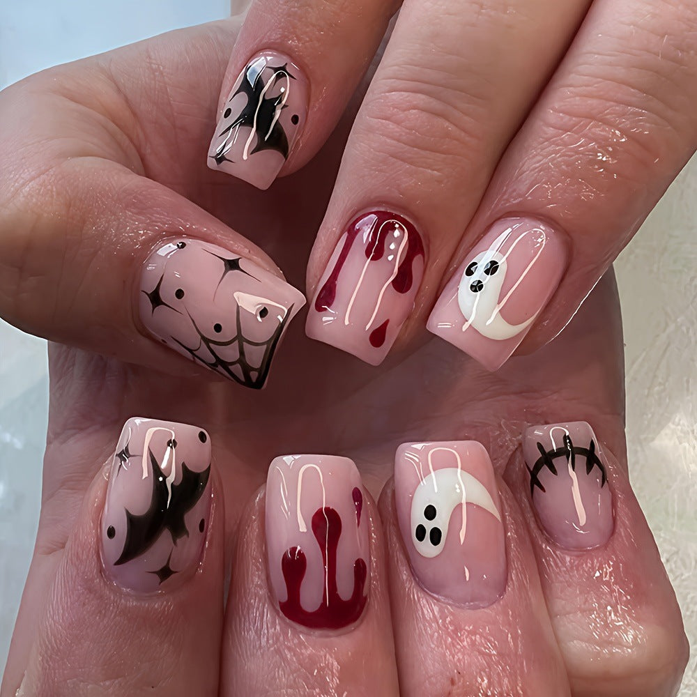 Artistic Halloween-Themed Nail Art Stornfield