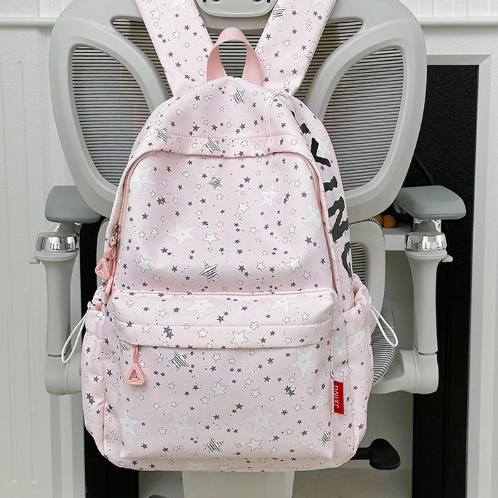 Star-Printed Cute Backpack Stornfield