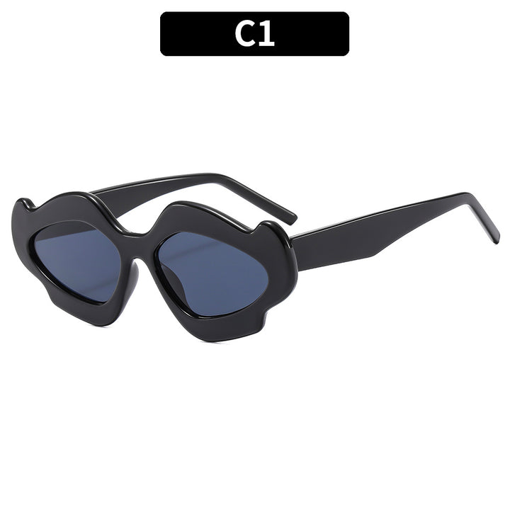 Unique Sculptural Shield Sunglasses
