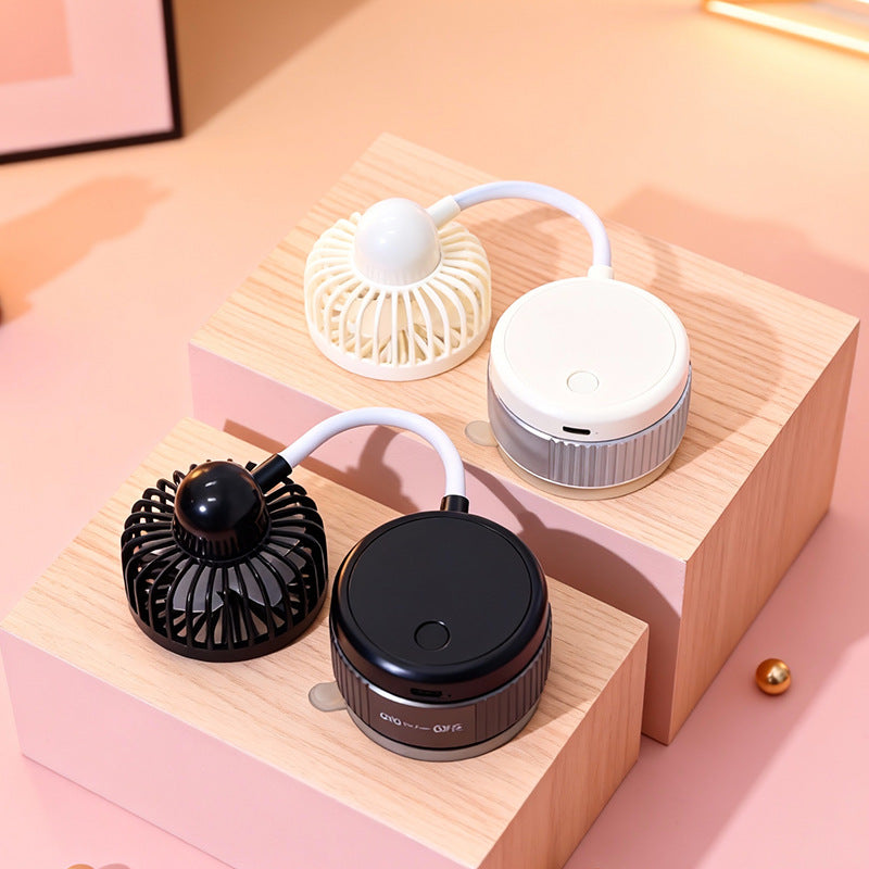 Ladies portable table fan with flexible adjustable tilt mechanism and powerful air circulation Stornfield