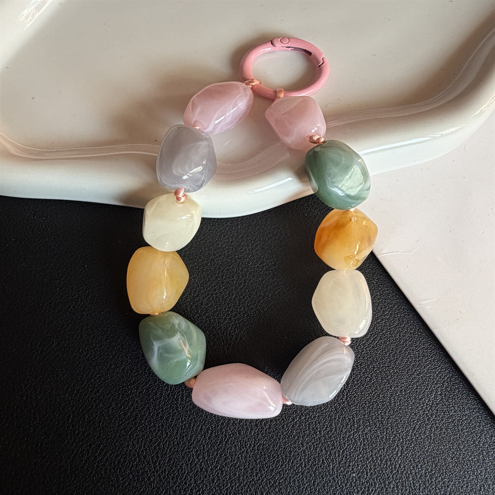Handmade Beaded Charm Keychain Stornfield