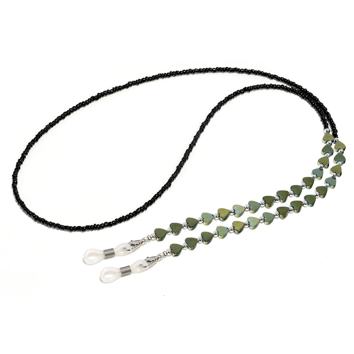 Heart-Shaped Beaded Eyewear Chain Stornfield