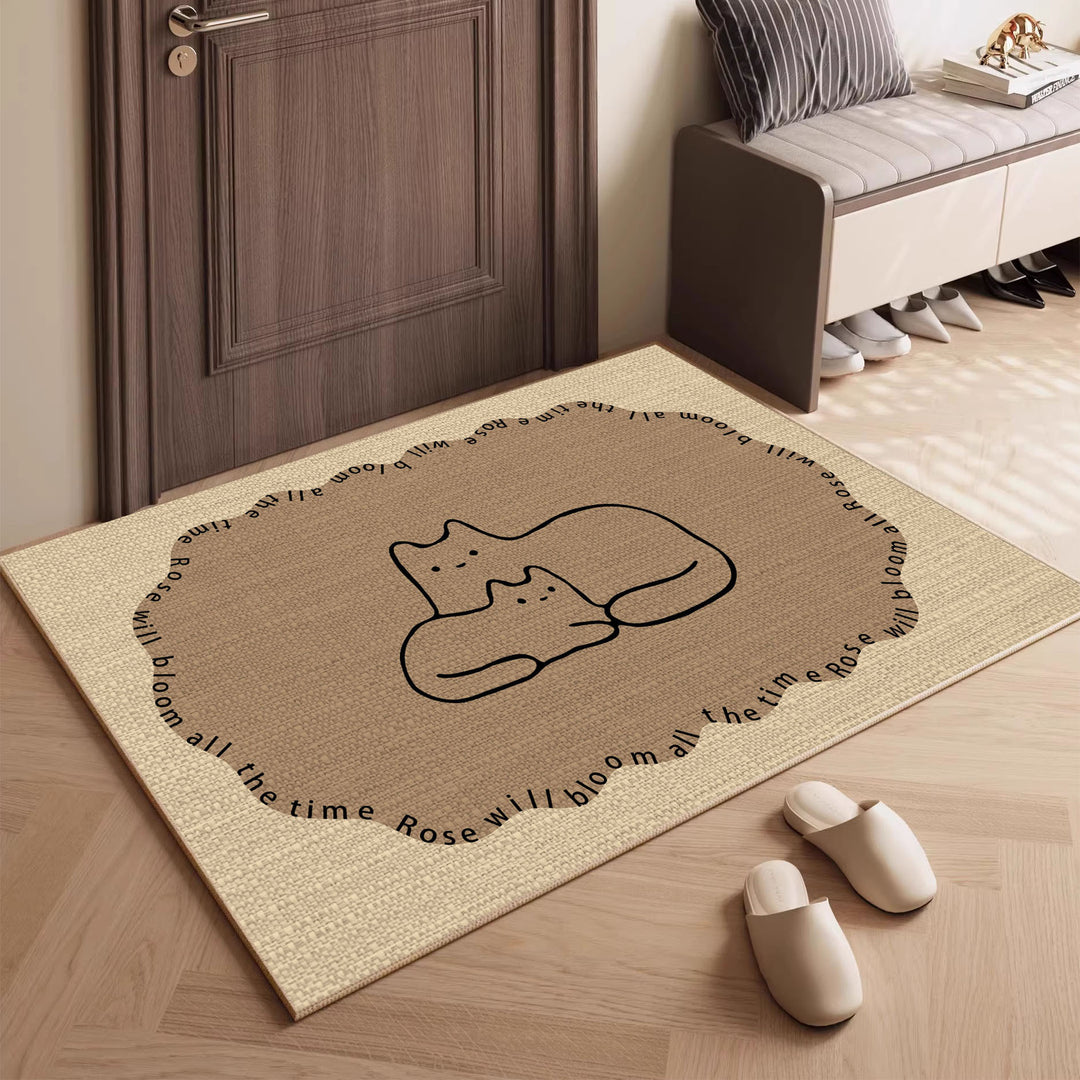 Geometric Pattern Entryway Mat