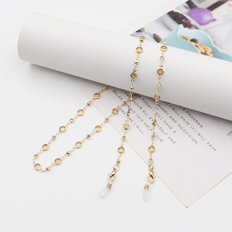 Stylish Gemstone-Linked Eyewear Chain Stornfield