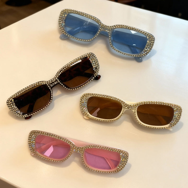 Rhinestone-Embellished Fashion Sunglasses Stornfield
