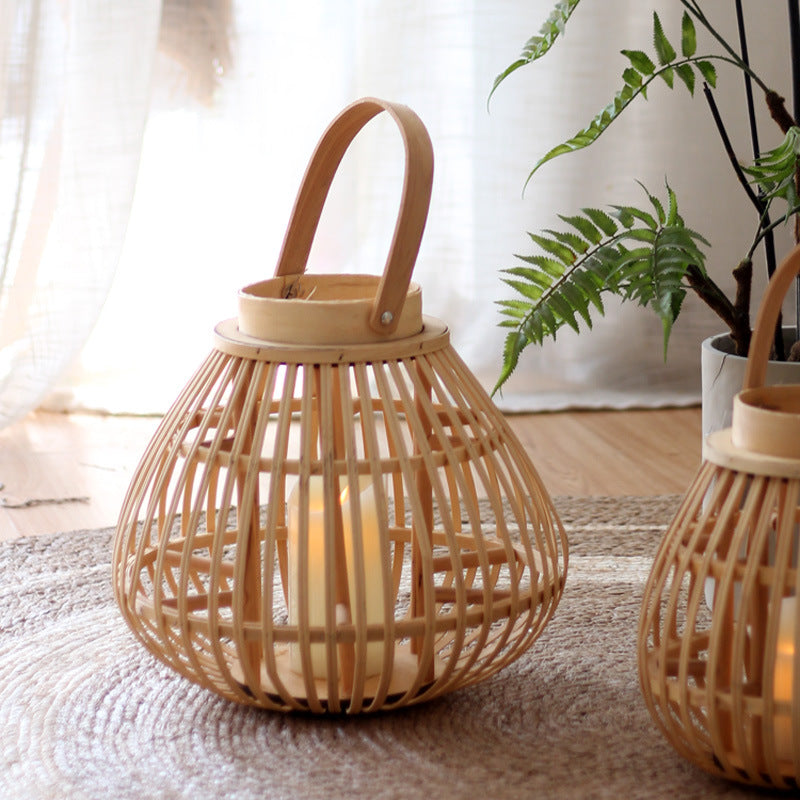 Natural Rattan Lantern Stornfield