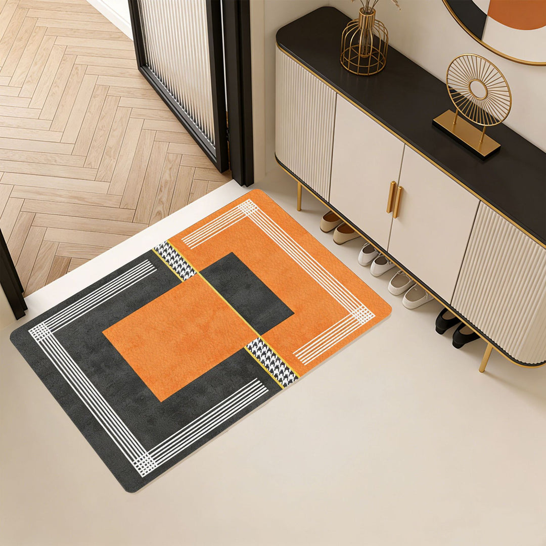Decorative Geometric Pattern Area Mat Stornfield
