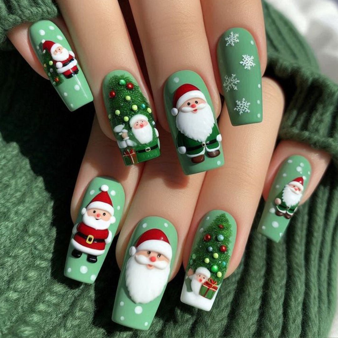 Themed Christmas 3D Nail Art Stornfield