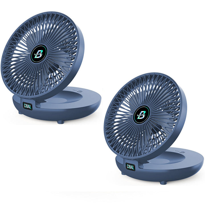 Portable Mini Desktop Fan, USB Rechargeable Adjustable Wall-Mount Fan | Stornfield