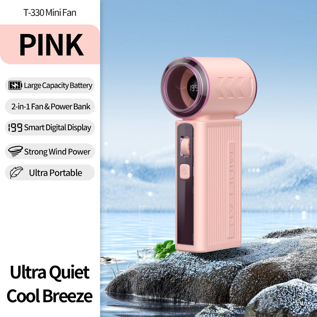 Women Portable Mini Fan with Power Bank Function Stornfield