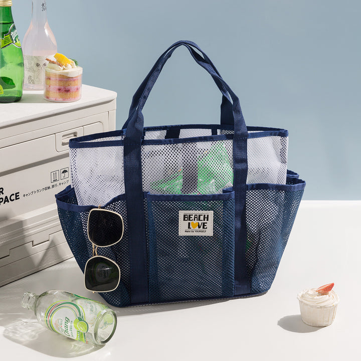 Spacious Mesh Beach Tote