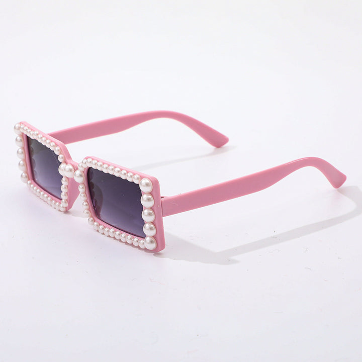 Pearl-Embellished Retro Sunglasses Stornfield